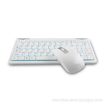 Bluetooth Keyboard/Mouse Combo, with 10 Million Times Lifespan and 80 Compact Keys